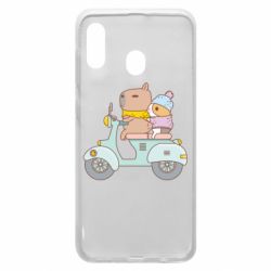 Чехол для Samsung A30 Капибара и Морская свинка - PrintSalon