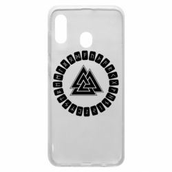 Чехол для Samsung A30 Scandinavian Runes And Walknut - PrintSalon