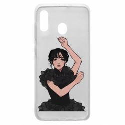 Чехол для Samsung A30 Уэнсдей арт - PrintSalon