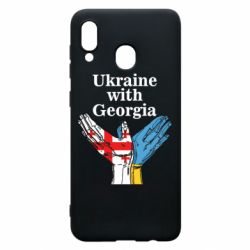 Чехол для Samsung A30 Украина с Грузией - PrintSalon