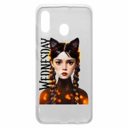 Чехол для Samsung A30 Венздей кошка - PrintSalon