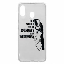 Чехол для Samsung A30 Wednesday girl - PrintSalon