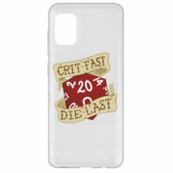 Чехол для Samsung A31 Crit fast - die last - PrintSalon