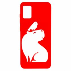 Чохол для Samsung A31 Копібара та Пташка - PrintSalon