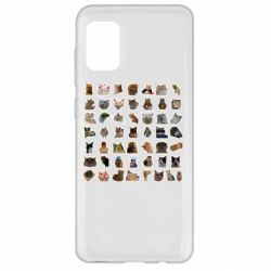 Чехол для Samsung A31 Коты мем. - PrintSalon
