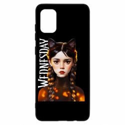 Чехол для Samsung A31 Венздей кошка - PrintSalon