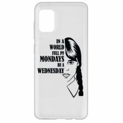 Чехол для Samsung A31 Wednesday girl - PrintSalon