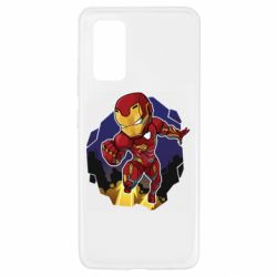 Чехол для Samsung A32 4G Flying Iron man - PrintSalon