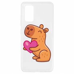 Чехол для Samsung A32 4G Капибара сердечко - PrintSalon