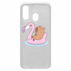 Чехол для Samsung A40 Capybara Chilling - PrintSalon