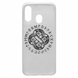 Чехол для Samsung A40 Celtic Dragon and Runes - PrintSalon