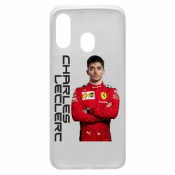 Чехол для Samsung A40 F1 Charles Leclerc - PrintSalon