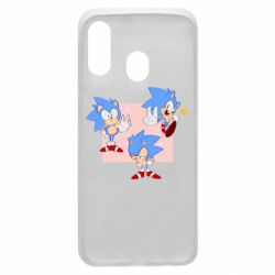 Чехол для Samsung A40 Funny Sonic - PrintSalon