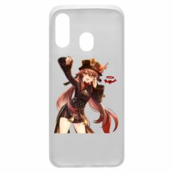 Чехол для Samsung A40 Ху Тао Геншин - PrintSalon