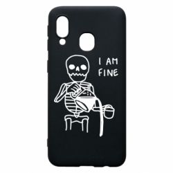 Чехол для Samsung A40 I'm Fine... - PrintSalon