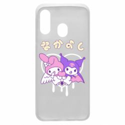 Чехол для Samsung A40 Kuromi and My Melody - PrintSalon