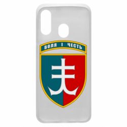 Чехол для Samsung A40 Нарукавный знак 35-й отдельной бригады морской пехоты Украины - PrintSalon