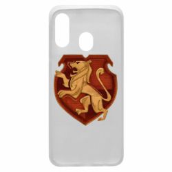 Чехол для Samsung A40 Cтарая эмблема Гриффиндор - PrintSalon