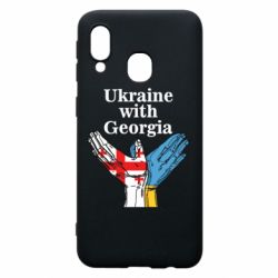 Чехол для Samsung A40 Украина с Грузией - PrintSalon