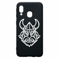 Чехол для Samsung A40 Викинг в Шлеме - PrintSalon