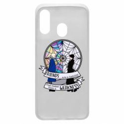 Чехол для Samsung A40 Wednesday and friends - PrintSalon
