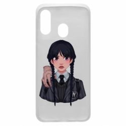 Чехол для Samsung A40 Wednesday and It - PrintSalon