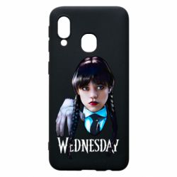 Чехол для Samsung A40 Wednesday and Thing - PrintSalon