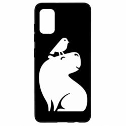 Чохол для Samsung A41 Копібара та Пташка - PrintSalon