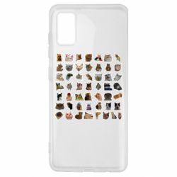 Чехол для Samsung A41 Коты мем. - PrintSalon