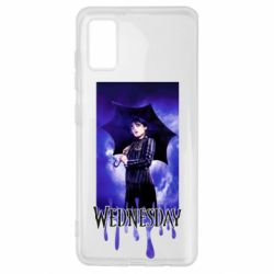 Чехол для Samsung A41 Wednesday Text Logo