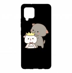 Чехол для Samsung A42 5G Чиби котики - PrintSalon