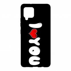 Чехол для Samsung A42 5G День Валентина I love you - PrintSalon