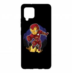 Чехол для Samsung A42 5G Flying Iron man - PrintSalon