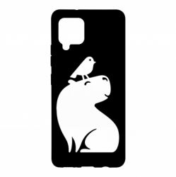Чохол для Samsung A42 5G Копібара та Пташка - PrintSalon