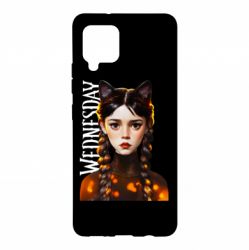 Чехол для Samsung A42 5G Венздей кошка - PrintSalon