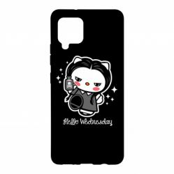 Чехол для Samsung A42 5G Wednesday Hello Kitty - PrintSalon