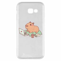 Чехол для Samsung A5 2017 Capybara With Laptop
