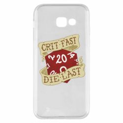 Чехол для Samsung A5 2017 Crit fast - die last