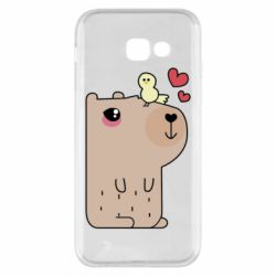 Чехол для Samsung A5 2017 Капибара с цыпленком