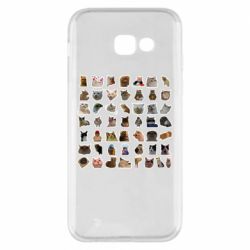Чехол для Samsung A5 2017 Коты мем.