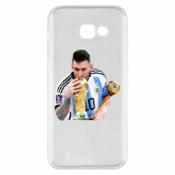 Чехол для Samsung A5 2017 Месси целует кубок