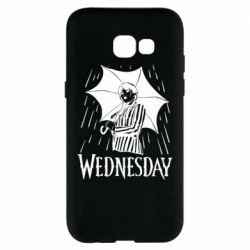 Чехол для Samsung A5 2017 Венздей Вдамс и зонт