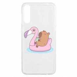 Чехол для Samsung A50 Capybara Chilling - PrintSalon