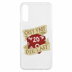 Чехол для Samsung A50 Crit fast - die last - PrintSalon