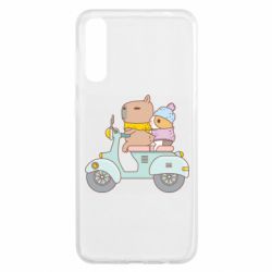 Чехол для Samsung A50 Капибара и Морская свинка - PrintSalon