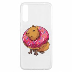 Чехол для Samsung A50 Пончик с капибарой - PrintSalon