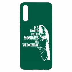 Чехол для Samsung A50 Wednesday girl - PrintSalon