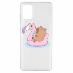 Чехол для Samsung A51 Capybara Chilling - PrintSalon