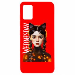 Чехол для Samsung A51 Венздей кошка - PrintSalon
