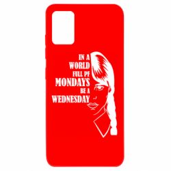 Чехол для Samsung A51 Wednesday girl - PrintSalon